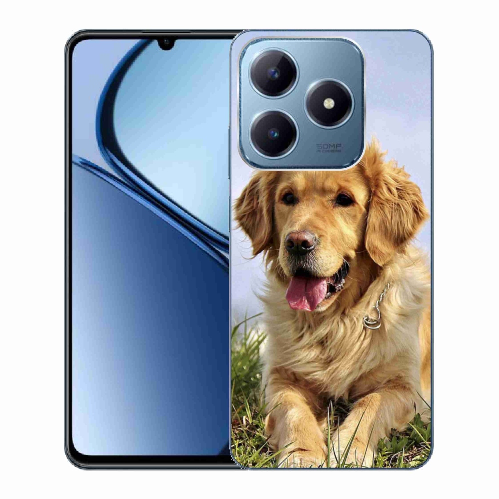 Gél tok mmCase a Realme C63 készülékhez - arany retriever