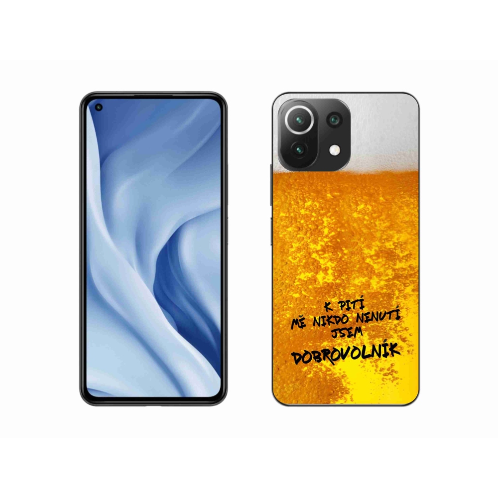 Gél borítás mmCase a Xiaomi Mi 11 Lite 4G/5G-hez - sör motívum 4