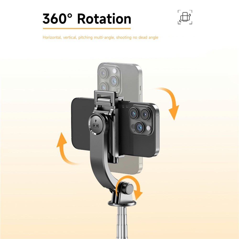 Q21S mini szelfibot állvánnyal, LED lámpával és Bluetooth-szal