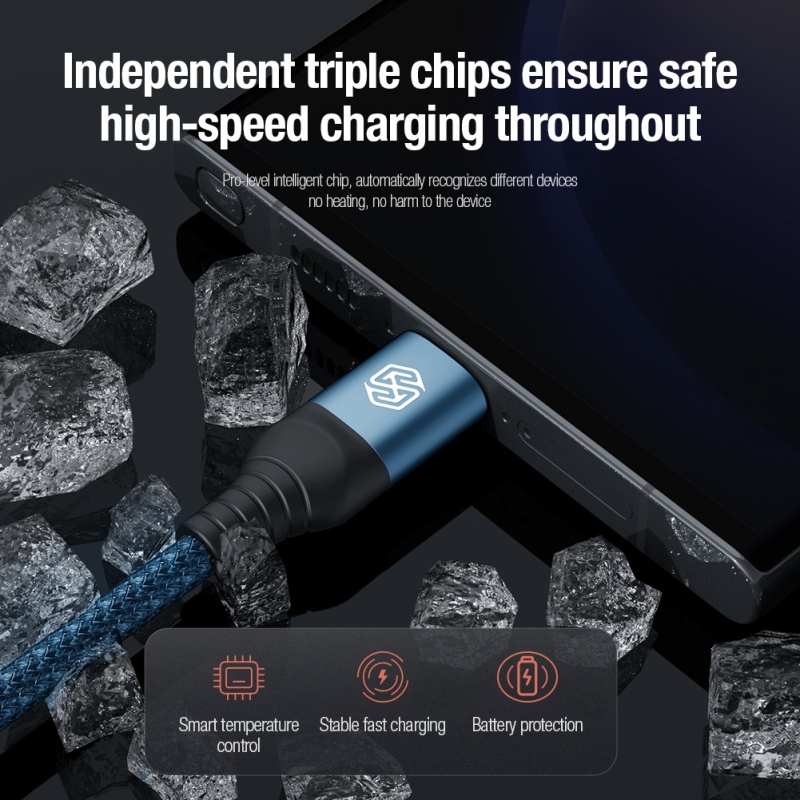 Nillkin adatkábel Swift Pro 3in1 1.5m fekete