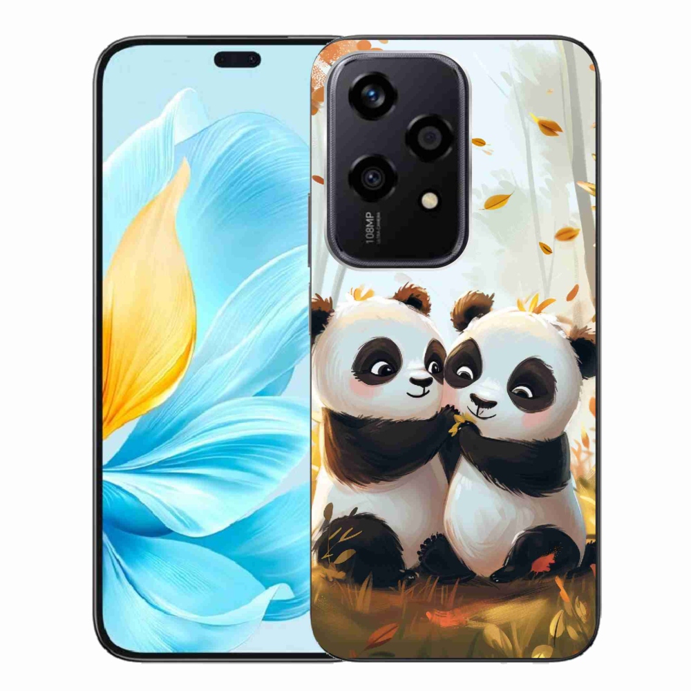 Zselés borítás mmCase a Honor 200 Lite 5G készülékhez - pandák