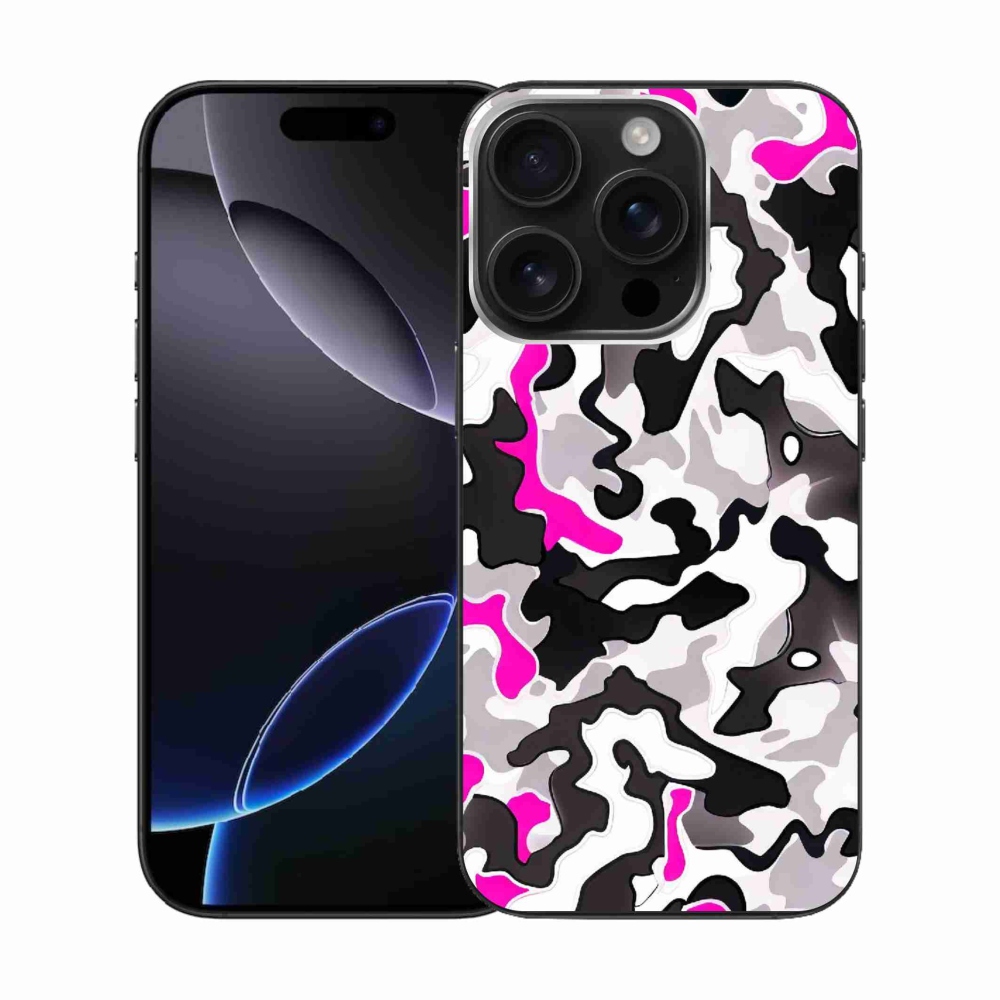 Zselés borítás mmCase iPhone 16 Pro készülékhez - terepszínű minta 5