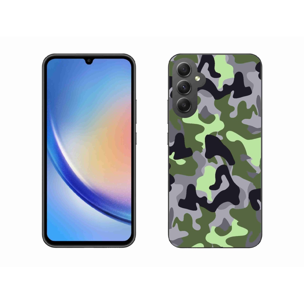 Gél védőhuzat mmCase Samsung Galaxy A34 5G - terepszínű minta 7