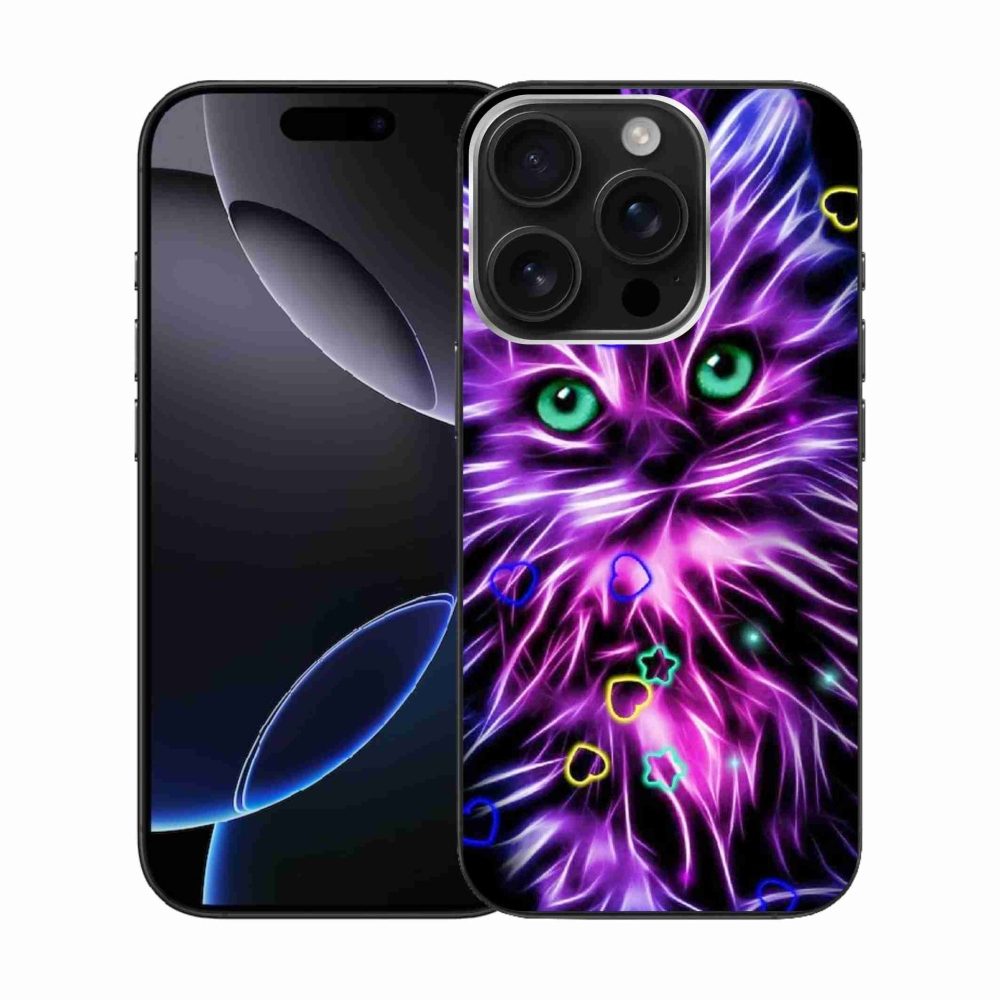 Zselés borítás mmCase iPhone 16 Pro készülékhez - absztrakt macska