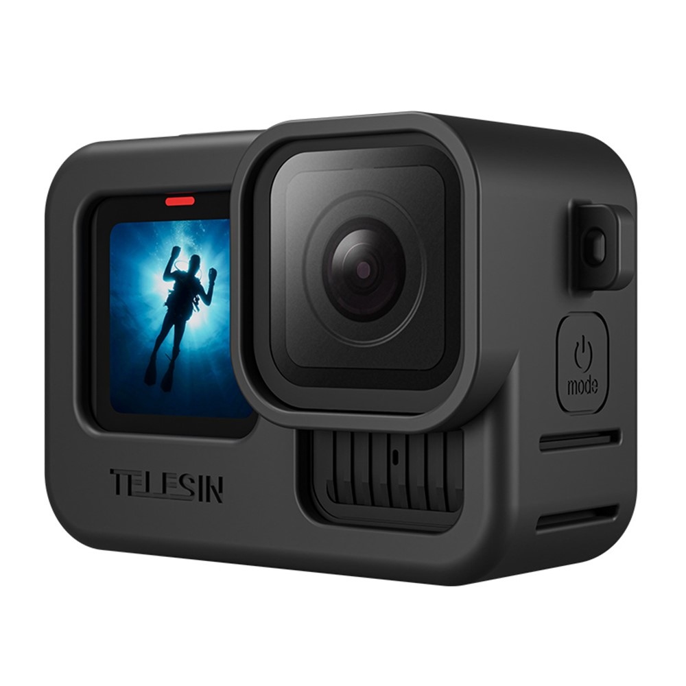 TELESIN szilikon védőtok lencsevédővel GoPro Hero 13/12/11/10/9 kamerákhoz