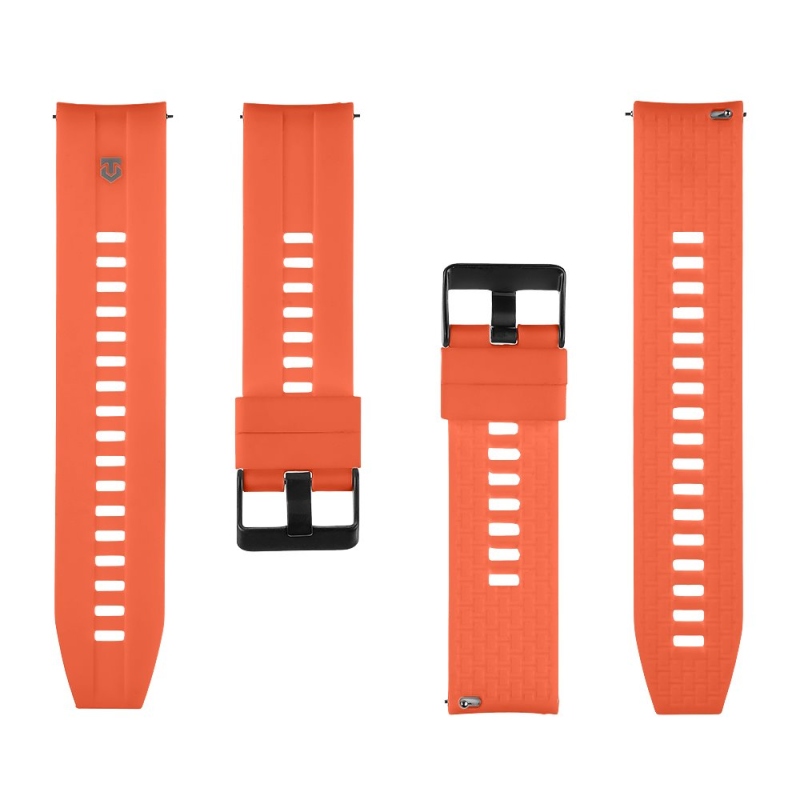 Taktikai gyorskioldású szilikon szíj 22 mm narancssárga