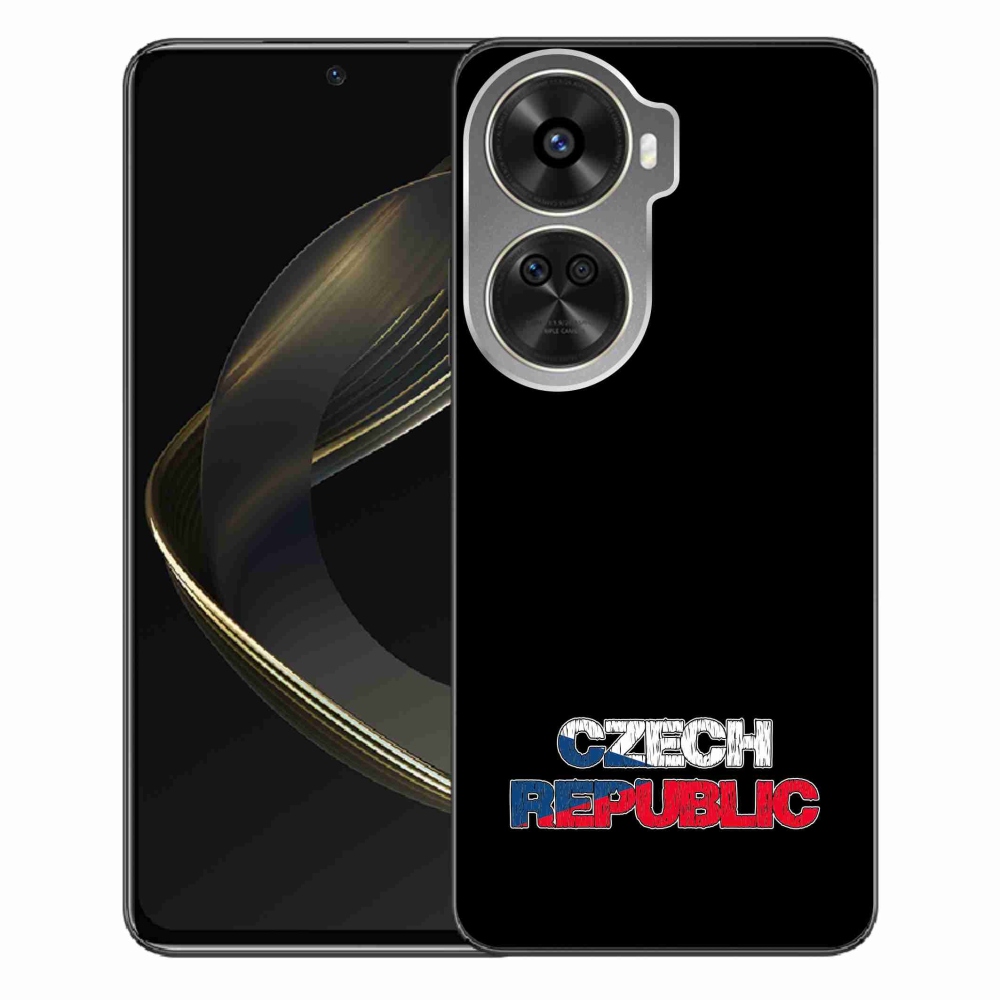 Gél borítás mmCase a Huawei Nova 12 SE-hez - Csehország fekete háttér
