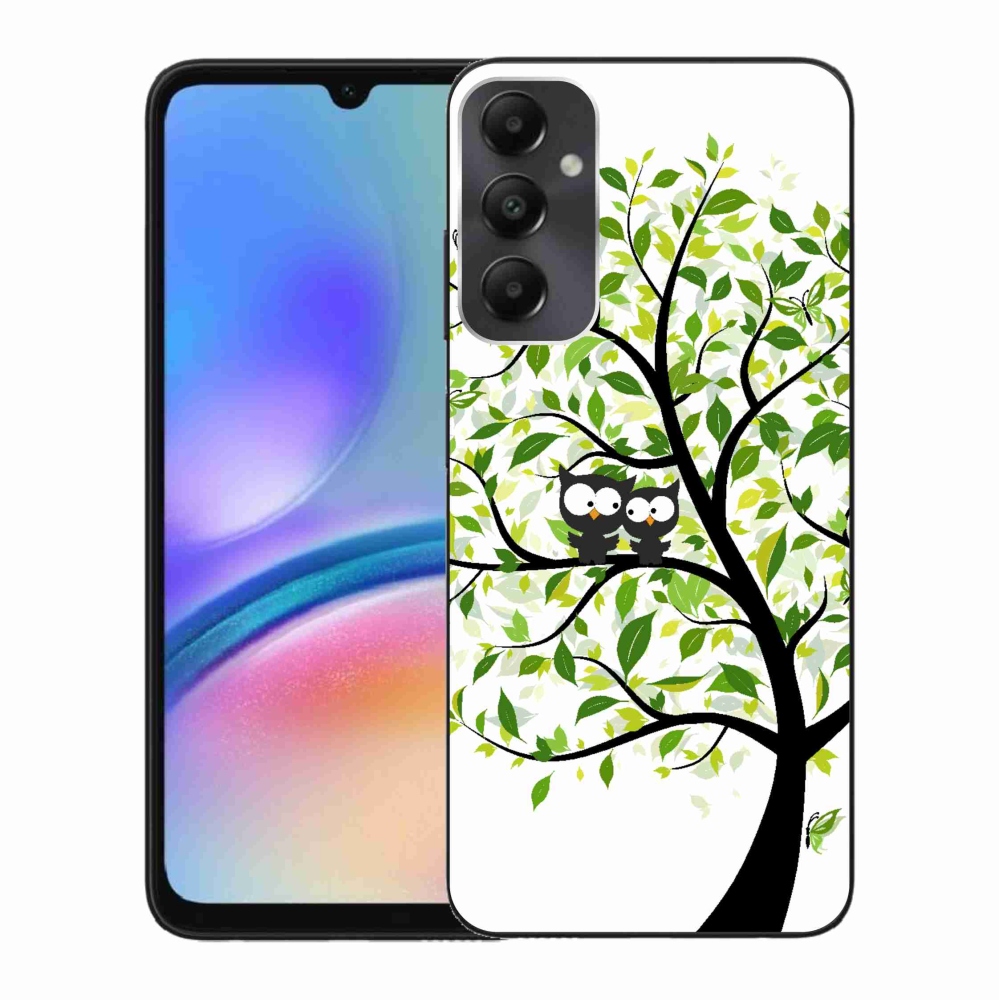 Zselés borítás mmCase Samsung Galaxy A05s készülékhez - baglyok a fán