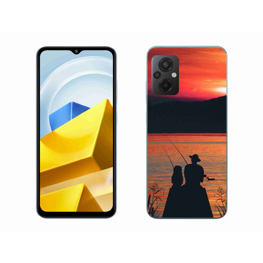 Gél borítás mmCase a Xiaomi Poco M5 4G-hez - halászat 3