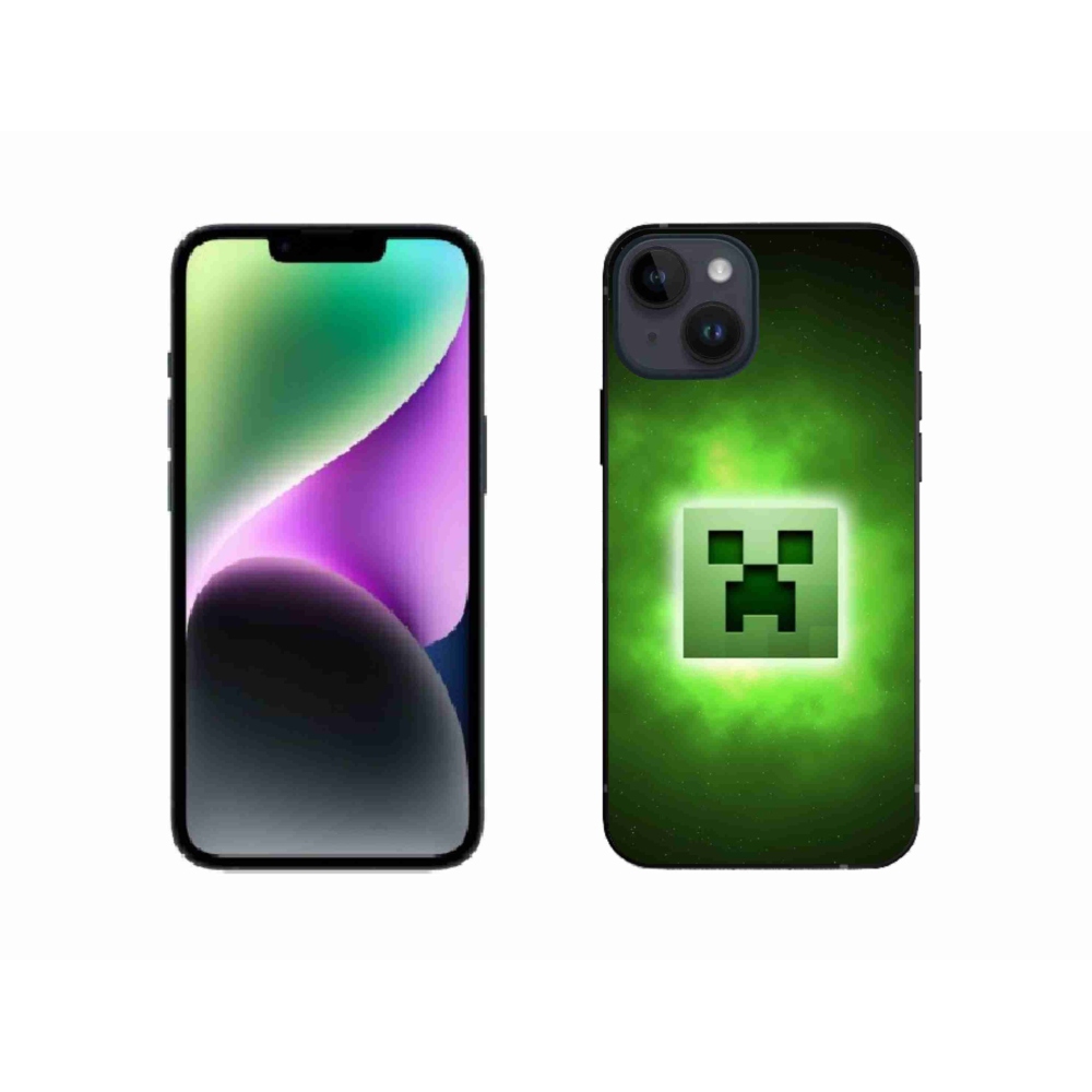 Zselés borítás mmCase iPhone 14 készülékhez - minecraft