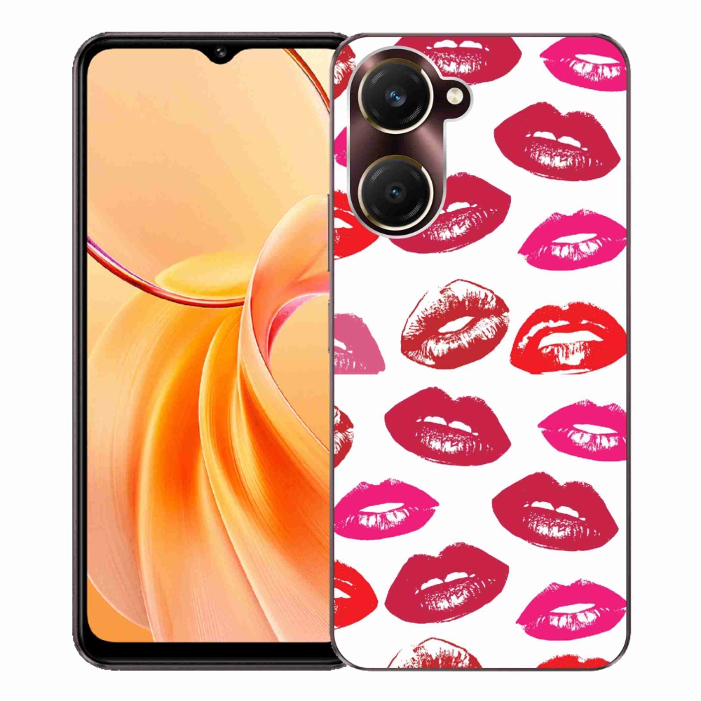 Gél védőburkolat mmCase a Vivo Y28s 5G készülékhez - ajkak