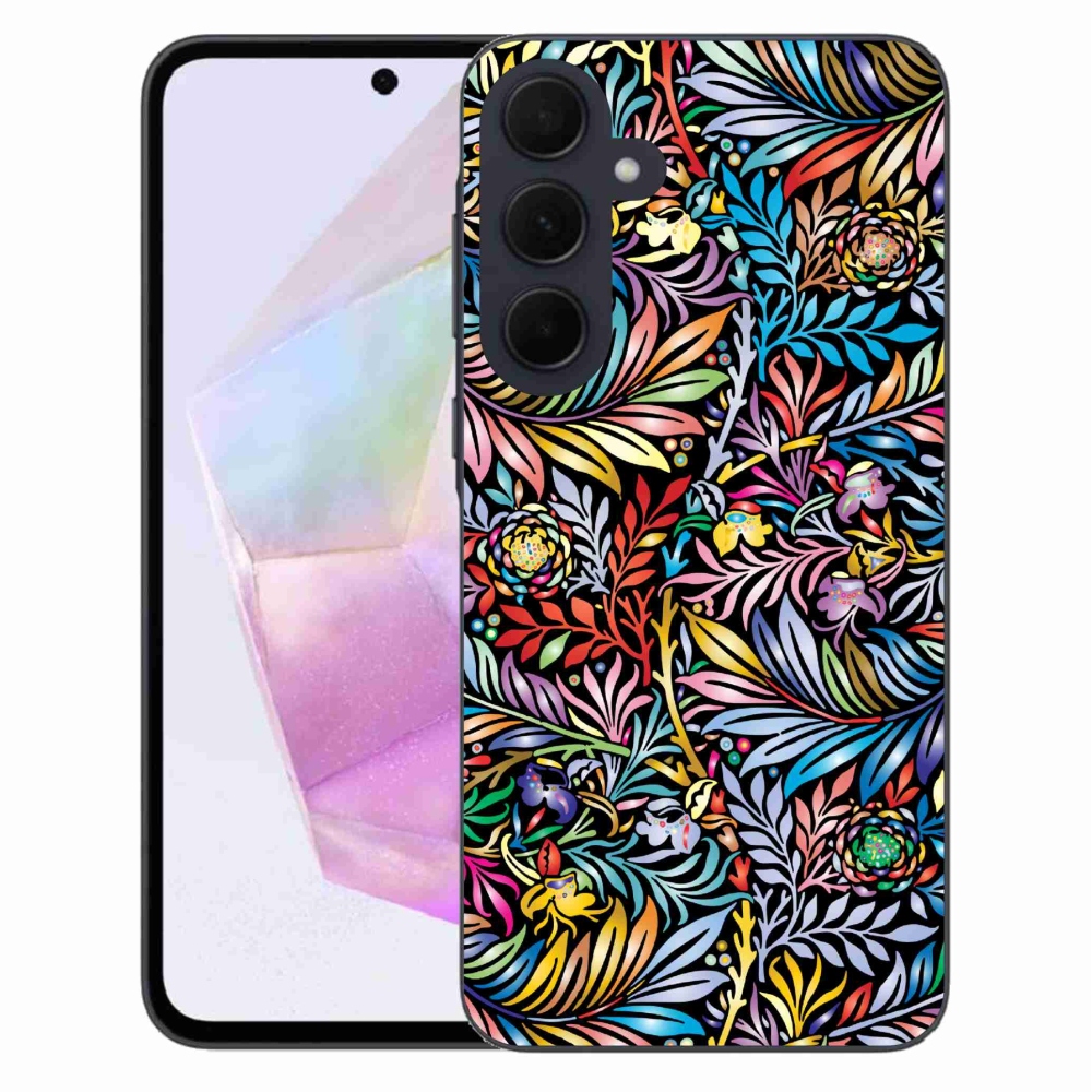 Gél borító mmCase Samsung Galaxy A35 5G - virágok 5