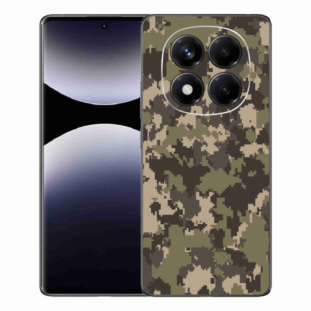 Gél borítás mmCase a Xiaomi Redmi Note 14 Pro számára - terepszínű minta 12