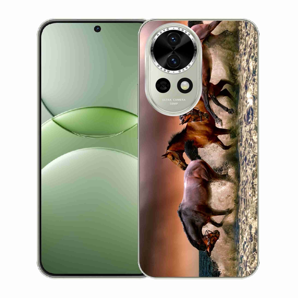 Zselés borítás mmCase a Huawei Nova 13 5G-n - lovak 1