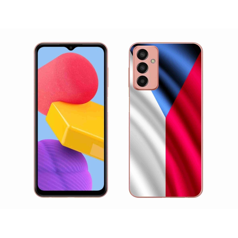 Gél védőhuzat mmCase Samsung Galaxy M13 - cseh zászlóhoz