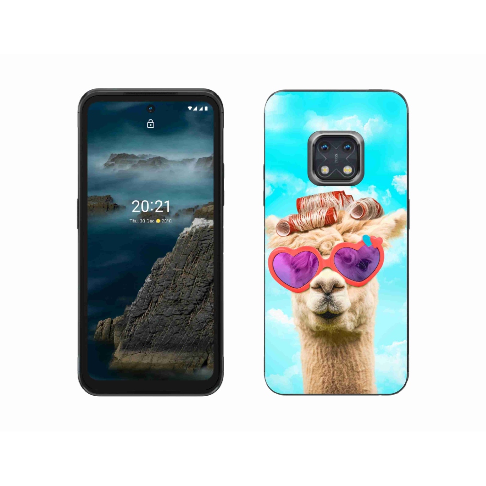 Zselés borítás mmCase a Nokia XR20 készülékhez - szemüveges láma