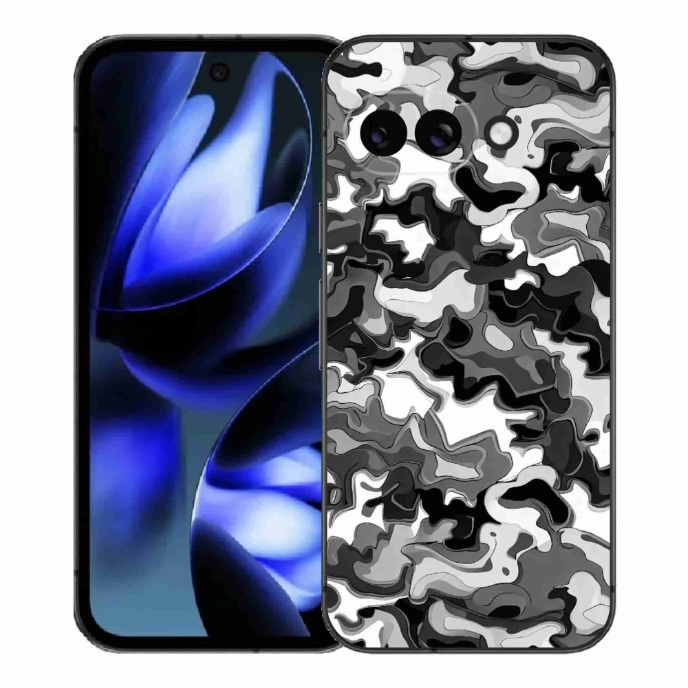 Zselés borítás mmCase a Google Pixel 9a készülékhez - terepszínű minta 3