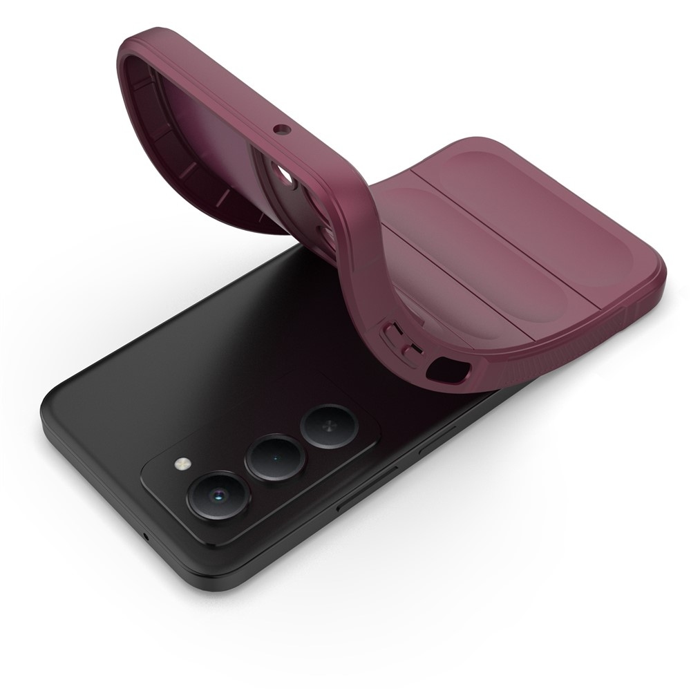 Rugg tartós zselés tok Xiaomi Redmi 15 5G (169mm) - bordó színben