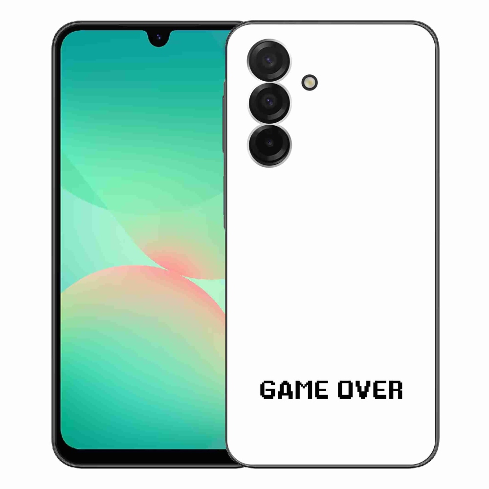 Gél borítás mmCase Samsung Galaxy A26 5G - játék fehér háttérrel