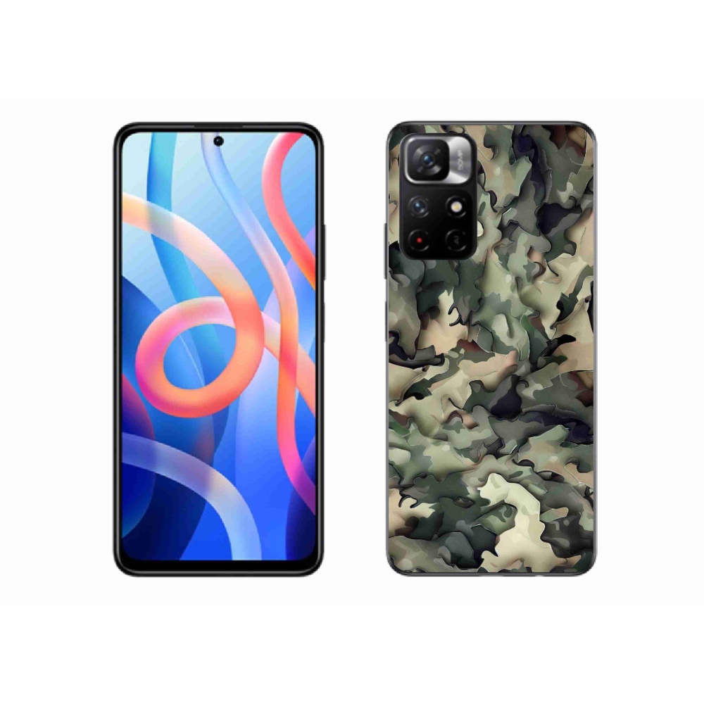 Gél borítás mmCase a Xiaomi Redmi Note 11S 5G-hez - álcázott minta 9