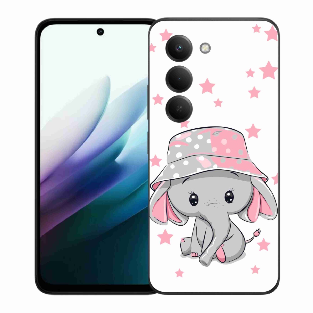 Gél védőburkolat mmCase a Xiaomi Redmi 15 4G/5G (171mm) - rózsaszín elefánthoz