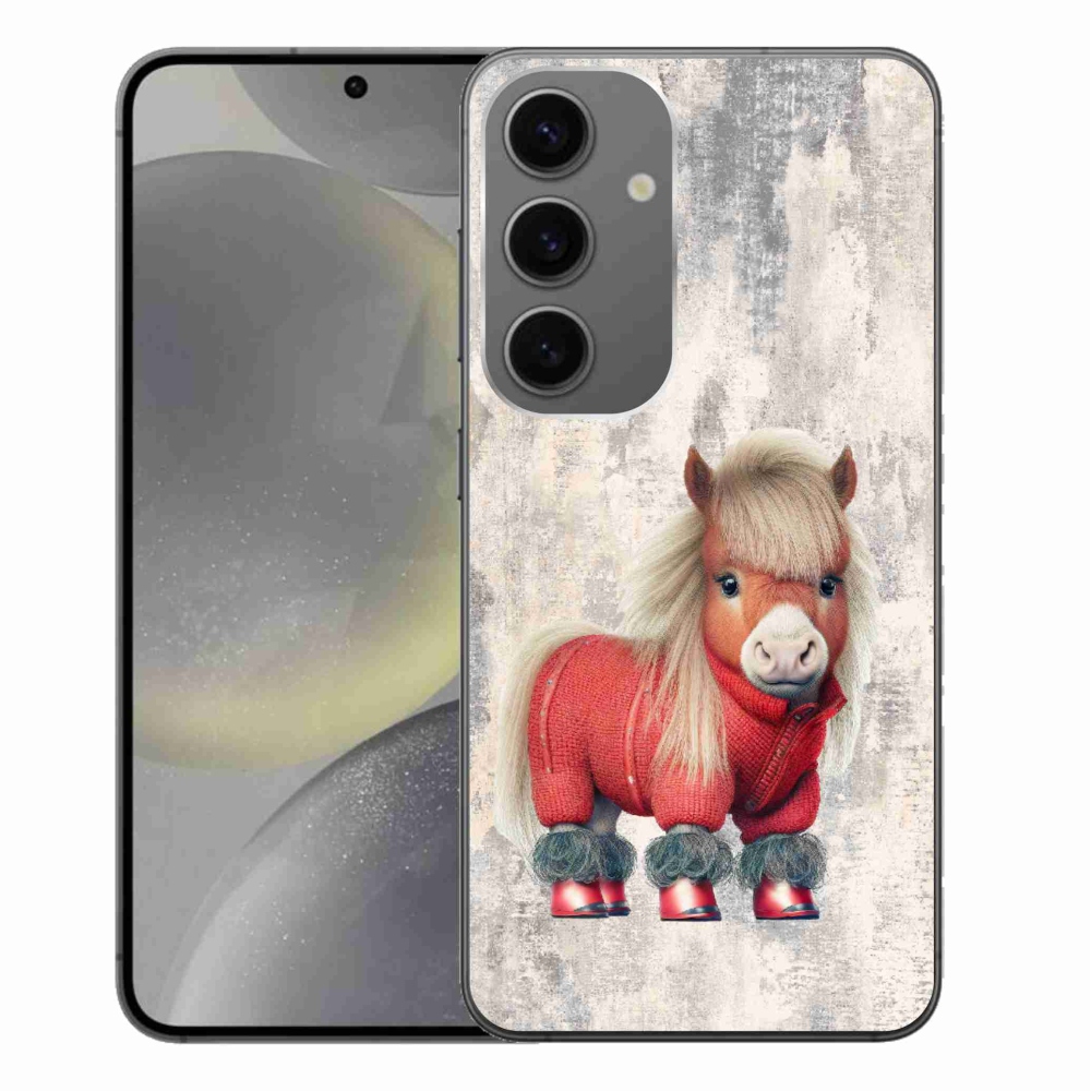 Gél borítás mmCase Samsung Galaxy S24+ - póni pulóverben