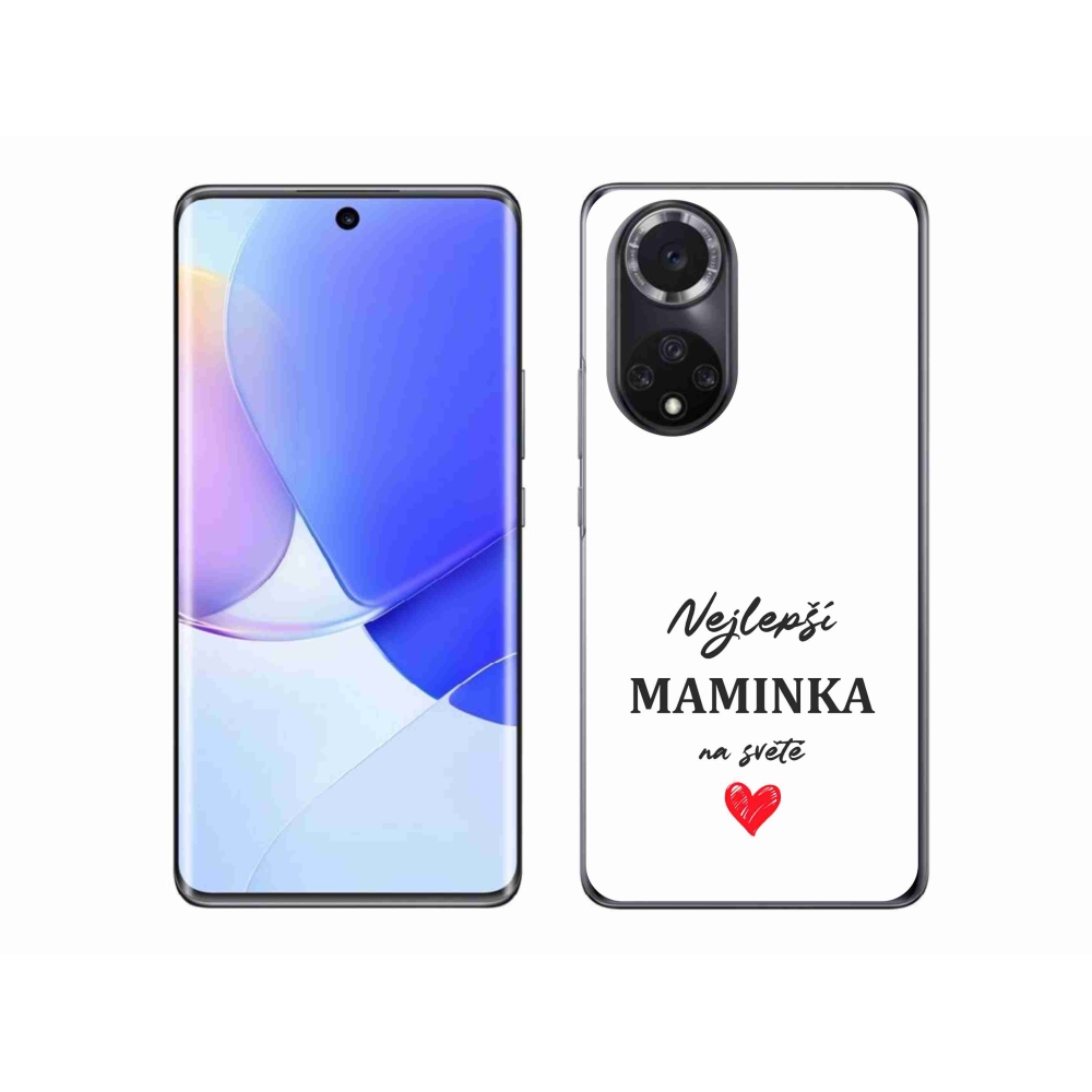 Zselés borító mmCase a Honor 50 készülékhez - legjobb anya 1 fehér háttér