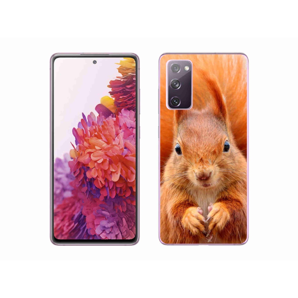 Zselés borítás mmCase Samsung Galaxy S20 FE készülékhez - mókus