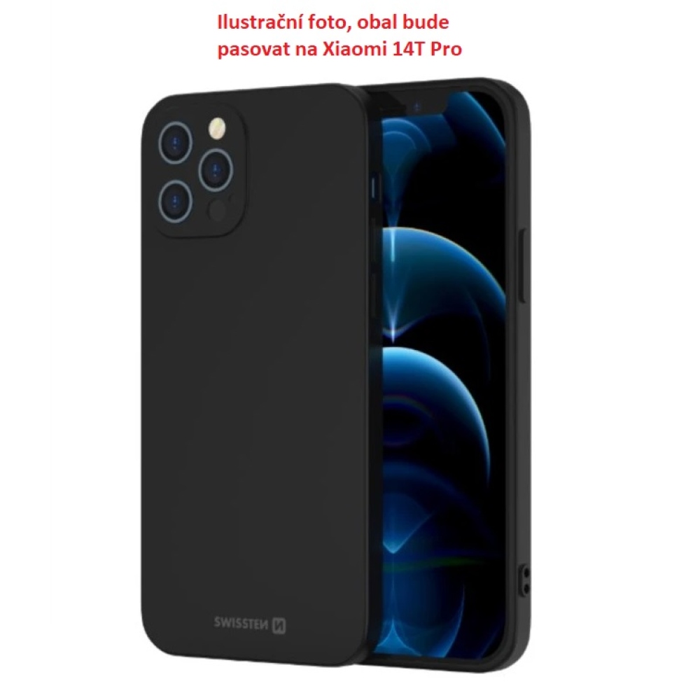 SWISSTEN Soft Joy borító a Xiaomi 14T Pro-hoz - fekete