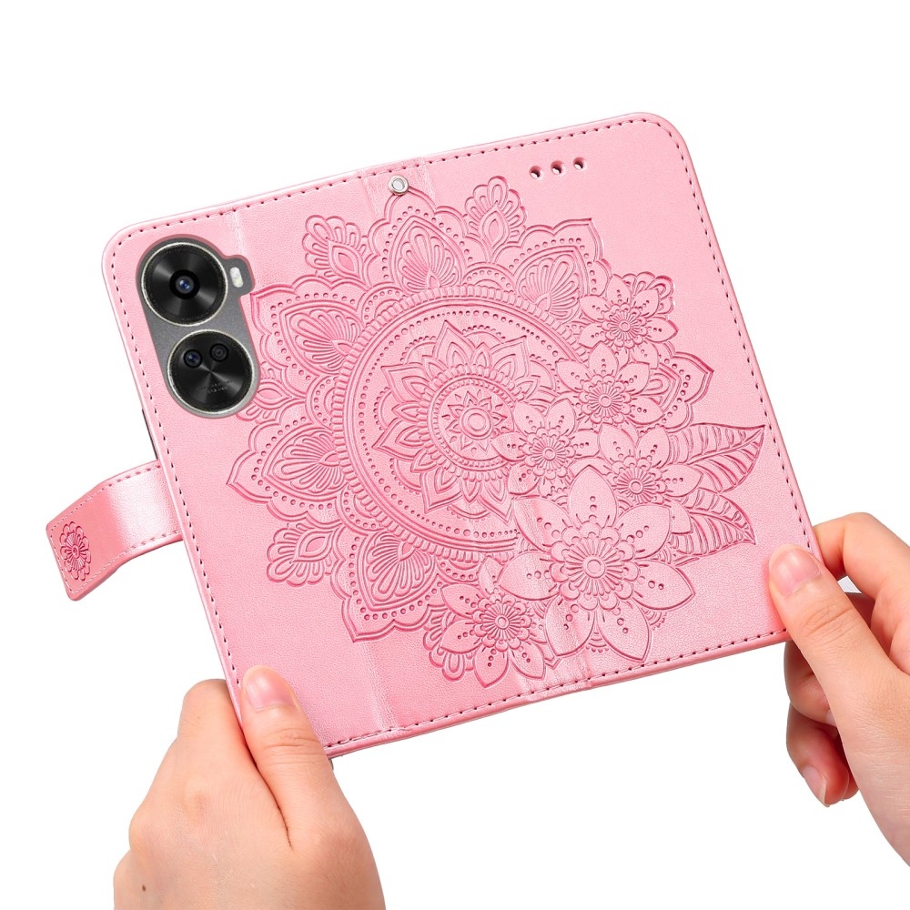 Mandala könyv tok Huawei Nova 12 SE-hez - rózsaszín