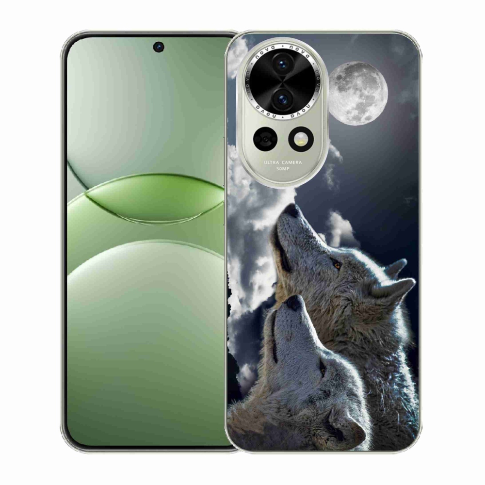 Gél borítás mmCase a Huawei Nova 13 5G készülékhez - farkasok