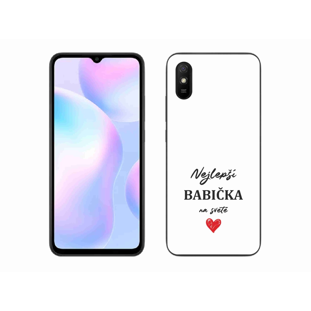 Gél borító mmCase a Xiaomi Redmi 9A - a legjobb nagymama 1 fehér háttérrel