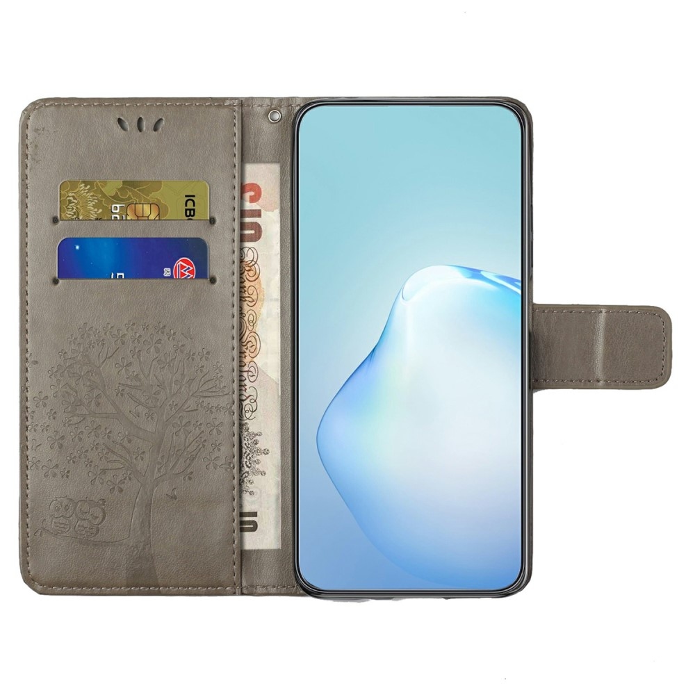 Fás könyv tok Samsung Galaxy A26 5G - szürke