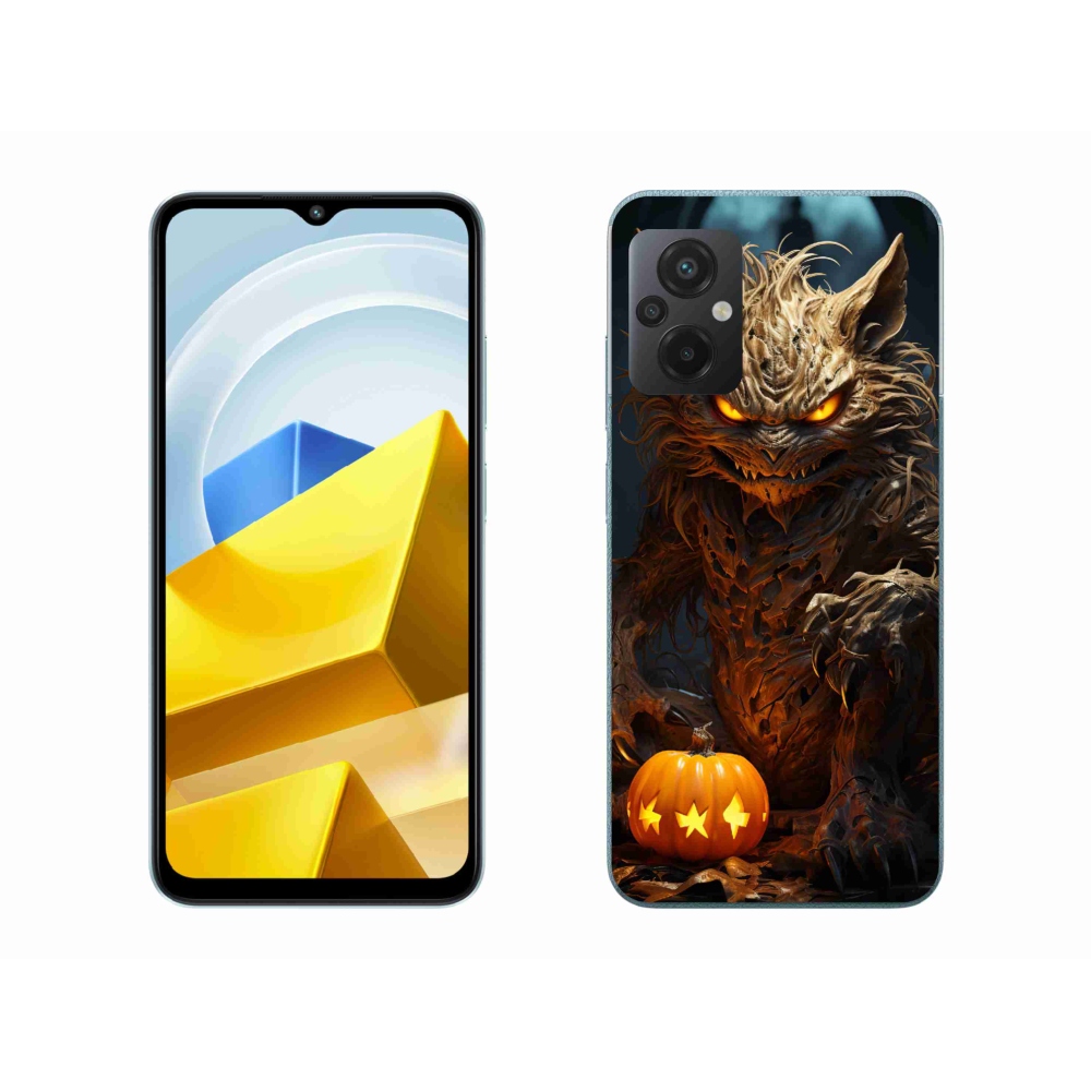 Gél borítás mmCase a Xiaomi Poco M5 4G-hez - Halloween szörnyeteg