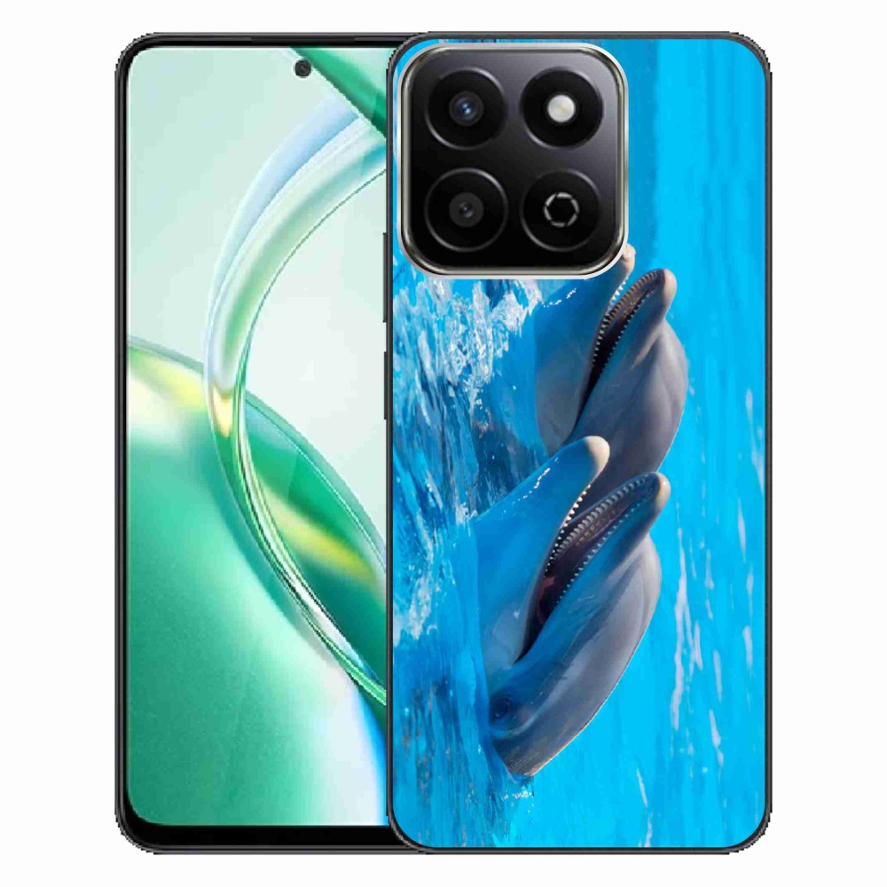 Zselés borítás mmCase a Honor 200 Smart 5G készülékhez - delfinek