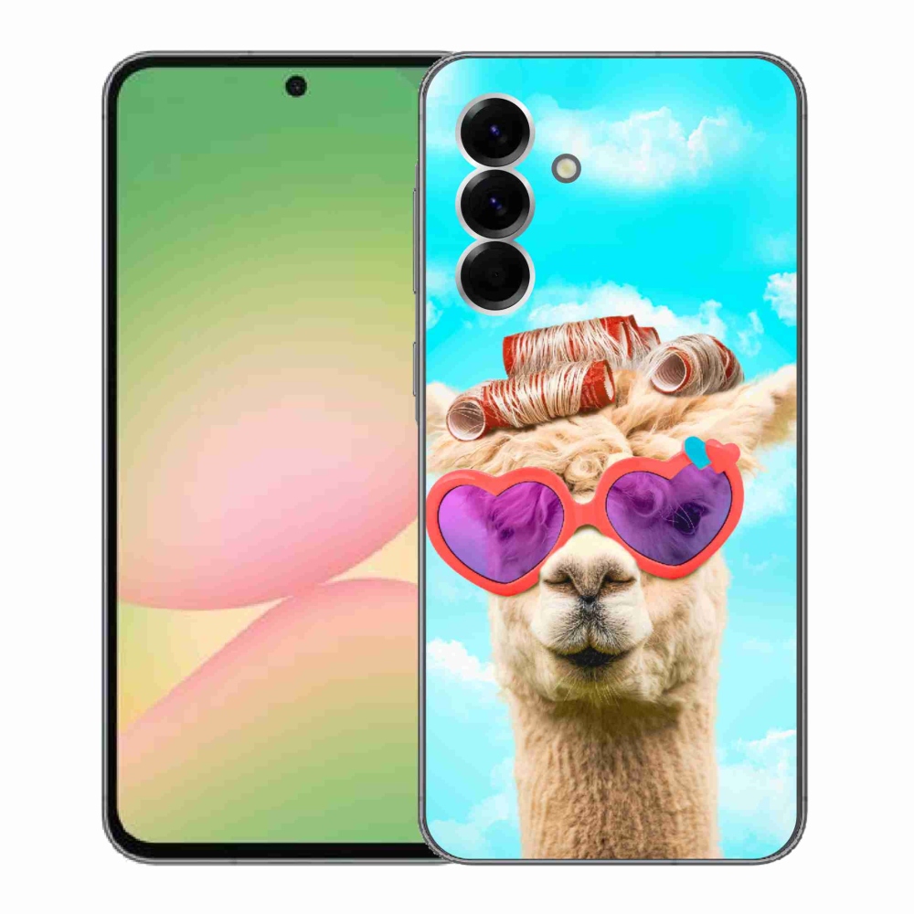 Zselés borítás mmCase Samsung Galaxy A56 5G - szemüveges láma