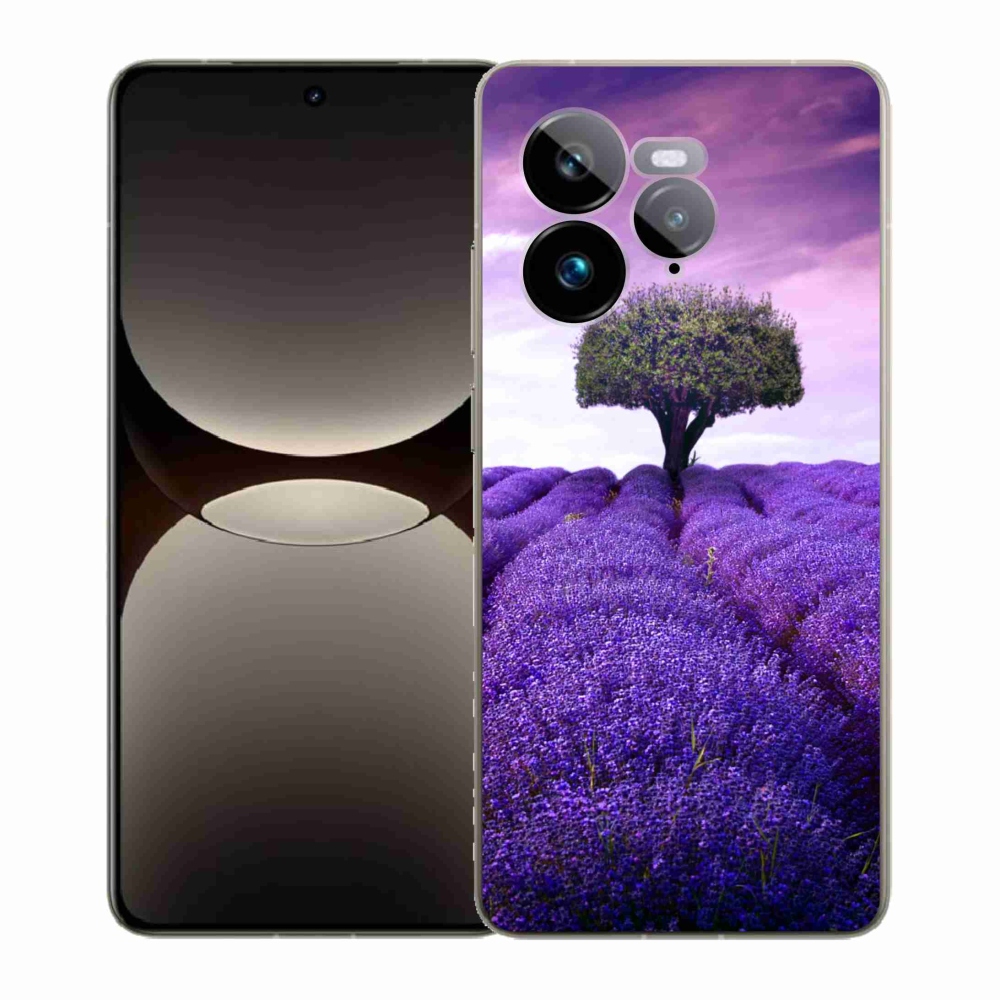 Gél borítás mmCase a Realme GT 7 Pro 5G készülékhez - levendula rét