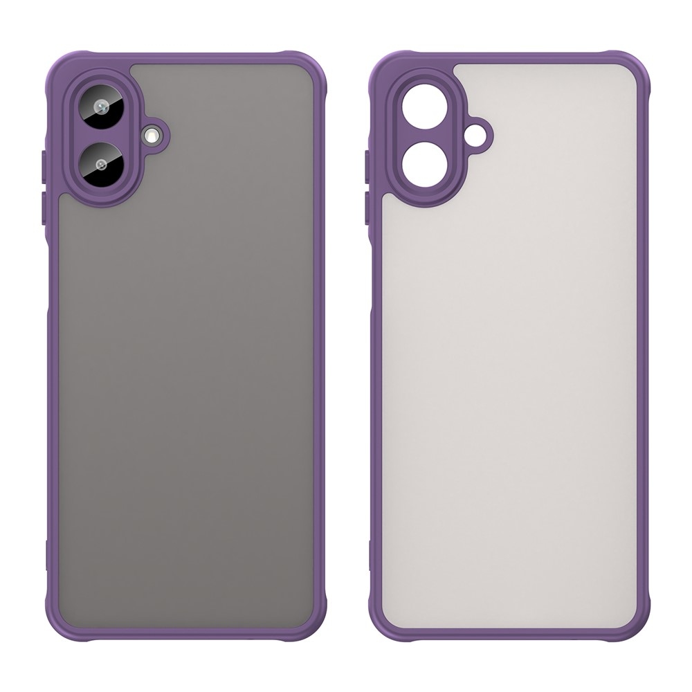 Zselés tok kemény hátlappal Samsung Galaxy A07 4G - lila