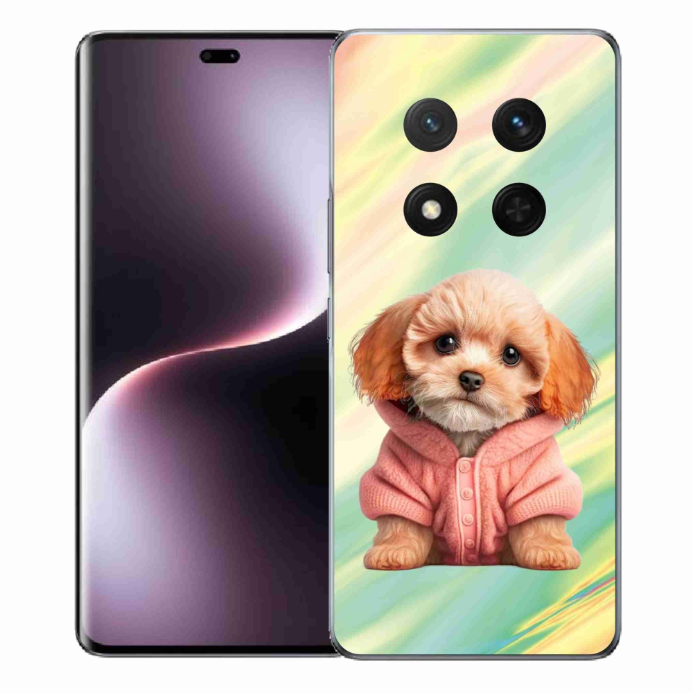 Gél borítás mmCase a Honor Magic 7 Lite 5G számára - kölyökkutyák pulóverben