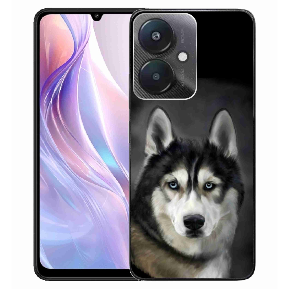 Gél tok mmCase a Xiaomi Redmi 13C 5G számára - husky