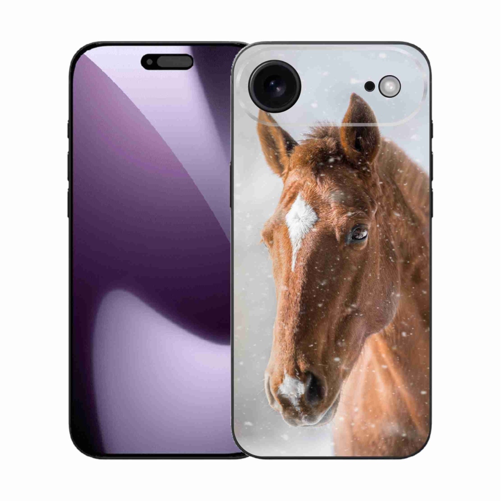 Zselés tok mmCase iPhone 17 Air készülékhez - barna ló 2