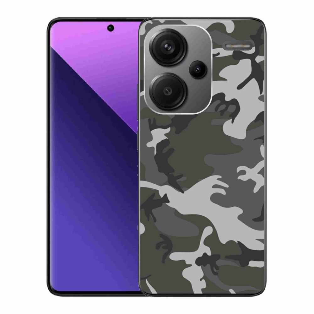 Gél borítás mmCase a Xiaomi Redmi Note 13 Pro+ 5G számára - álcázó minta