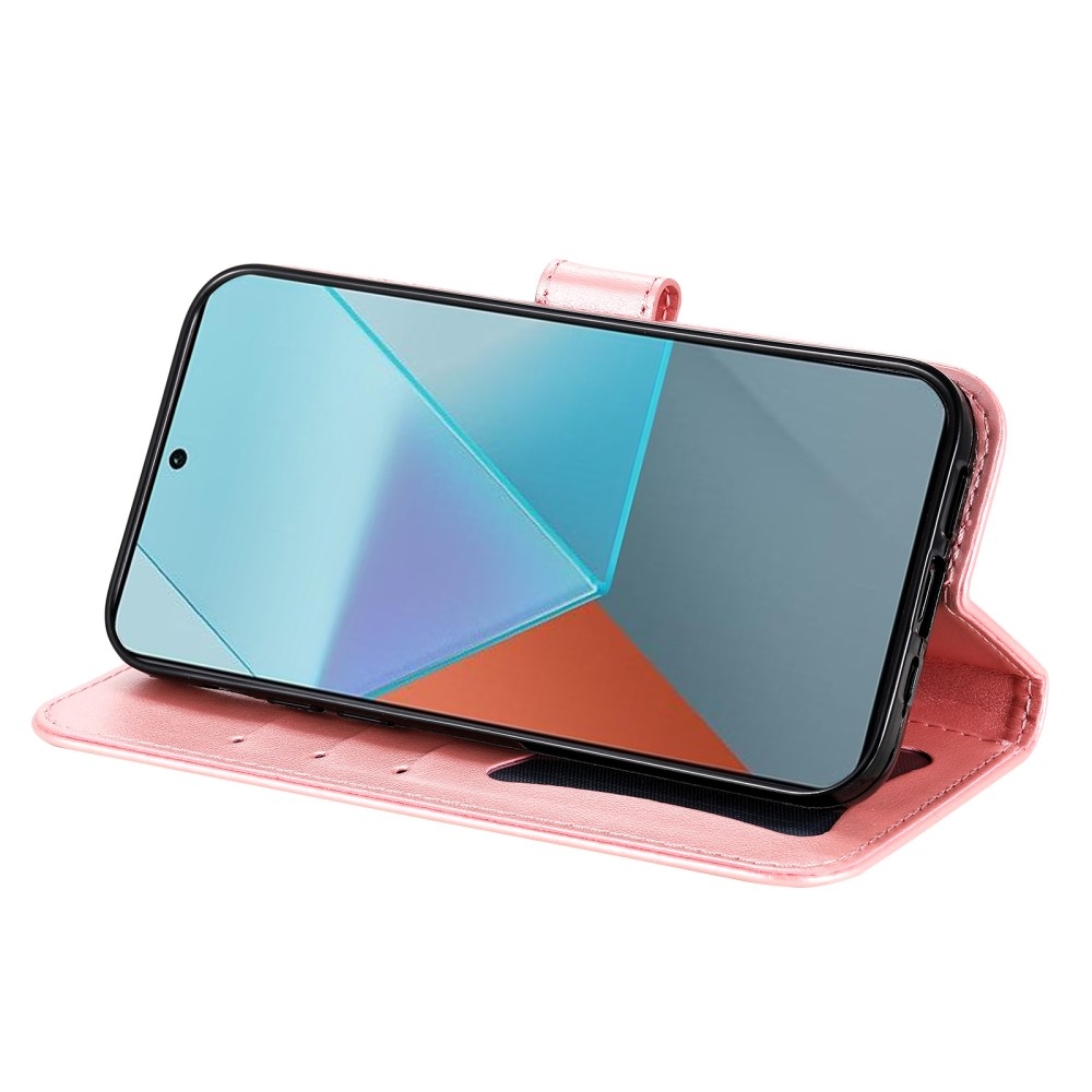 Mandala könyv tok a Xiaomi Redmi Note 13 Pro 5G/Poco X6 5G számára - rózsaszínű