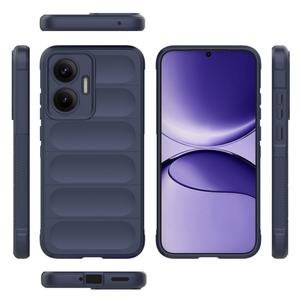 Rugg tartós zselés tok Xiaomi Poco F7 5G - sötétkék