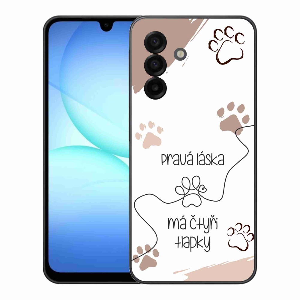 Gél borítás mmCase Samsung Galaxy A17 4G/5G - kutya motívum 1 fehér háttér