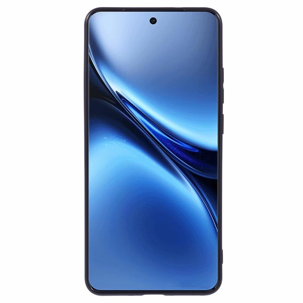 Fényes zselés tok a Vivo X200 Pro 5G készülékhez - fekete