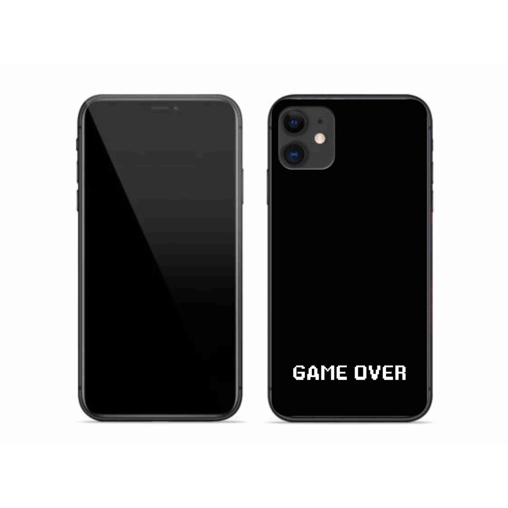 Gél borítás mmCase iPhone 11 készülékhez - játék fekete háttérrel
