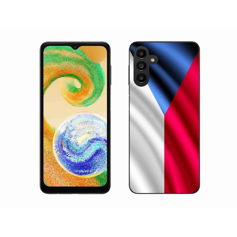 Zselés borító mmCase mobiltelefonhoz Samsung Galaxy A04s (164.7x76.7x9.1mm) - cseh zászló