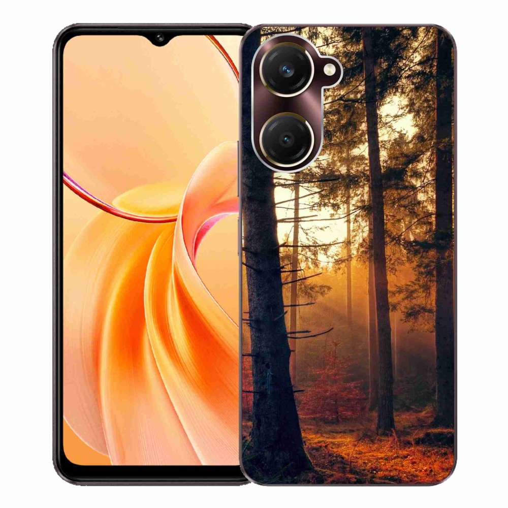 Gél védőburkolat mmCase a Vivo Y28s 5G-hez - erdő