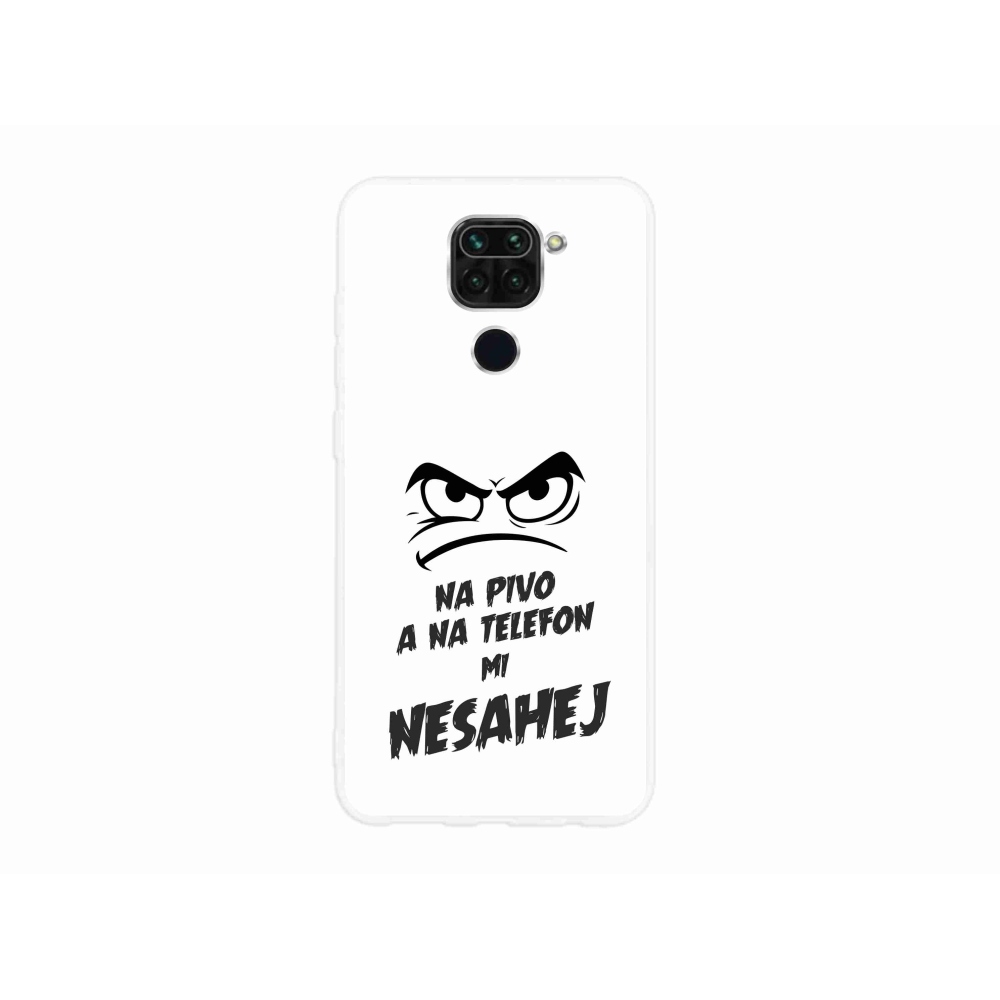 Gél borítás mmCase a Xiaomi Redmi Note 9-hez - sör motívum 2 fehér háttérrel